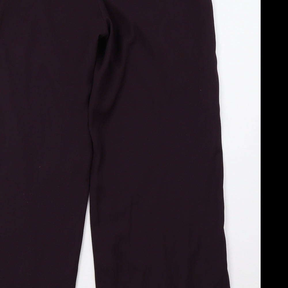 Wardrobe Womens Purple Trousers Size 14 L30 in