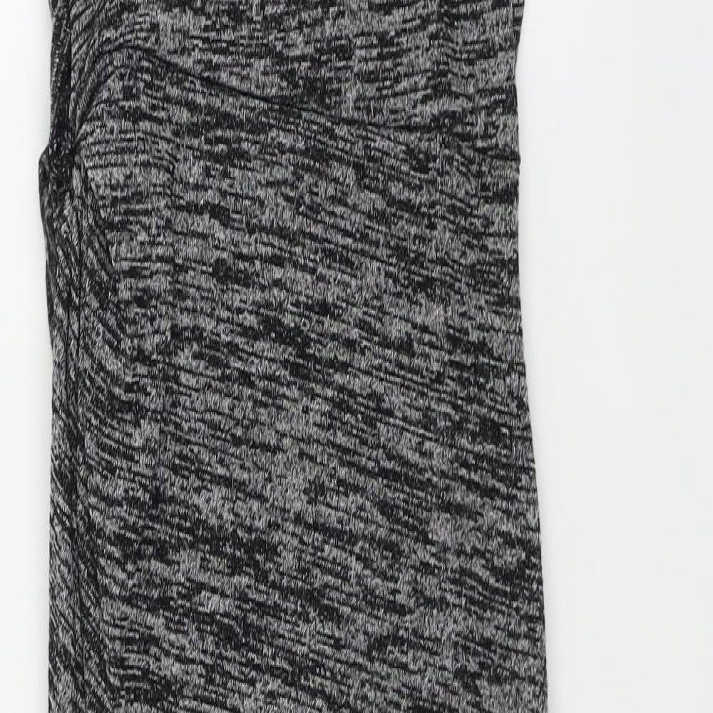 Brand and care label for Paraphrase women’s grey bodycon, size S