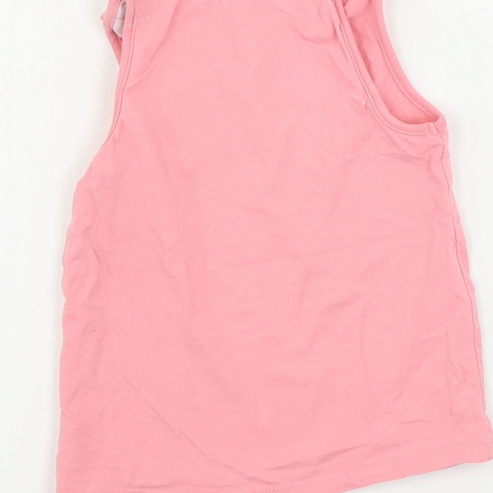 George Girls Pink Camisole T-Shirt Size 5-6 Years