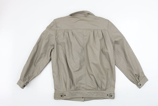 Preworn Womens Beige Jacket Coat Size 14