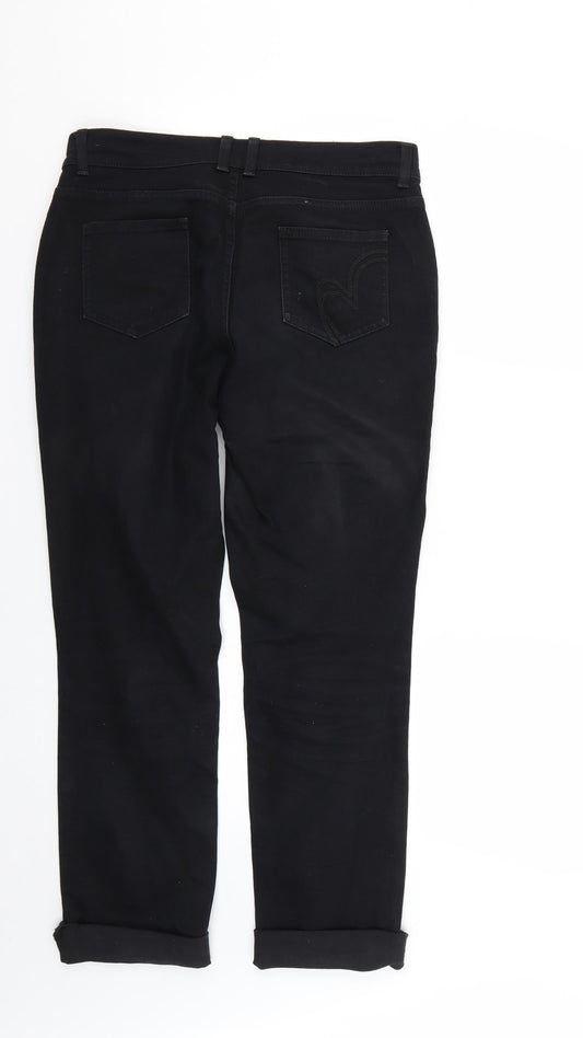 Per Una Womens Black Skinny Jeans Size 12 L26 in