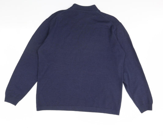 dolce Mens Blue Pullover Jumper Size XL