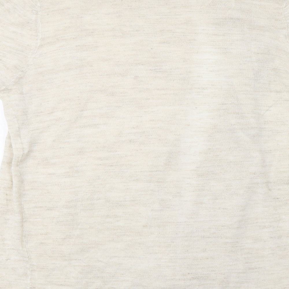 F&F Womens Beige Cardigan Jumper Size 16