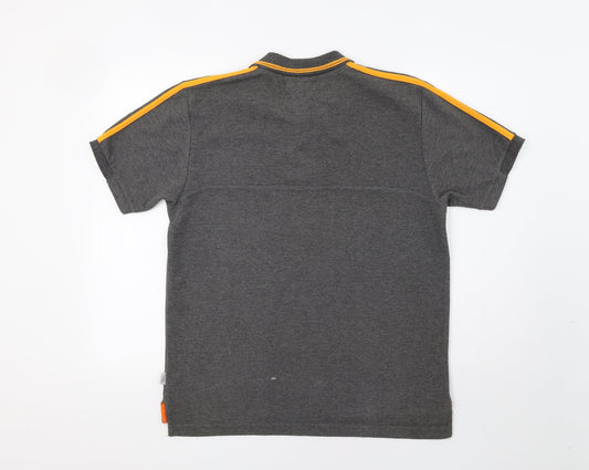 Lonsdale Mens Grey Polo Size S