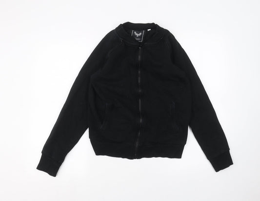 Brave Soul Mens Black Jacket Size S