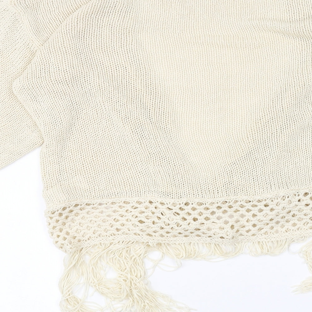 Atmosphere Womens Beige Cardigan Jumper Size XS