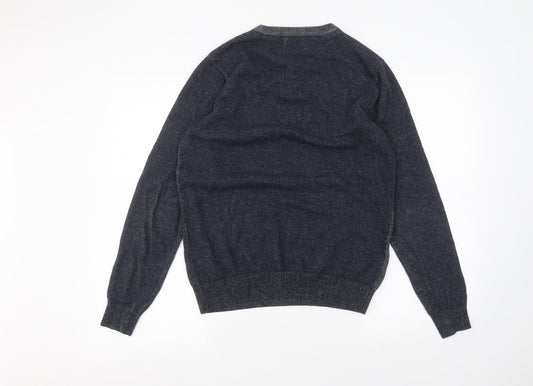 George Mens Blue Pullover Jumper Size S