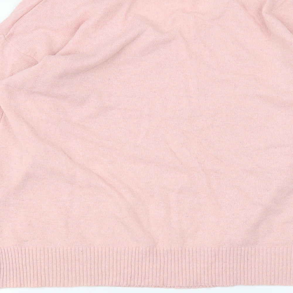 MissLook Womens Pink Pullover Jumper Size L