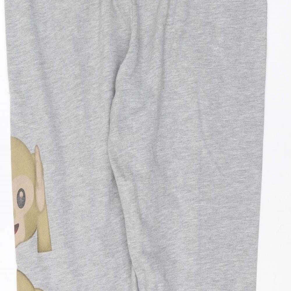 Preworn Womens Grey Sweatpants Trousers Size 14 L28 in
