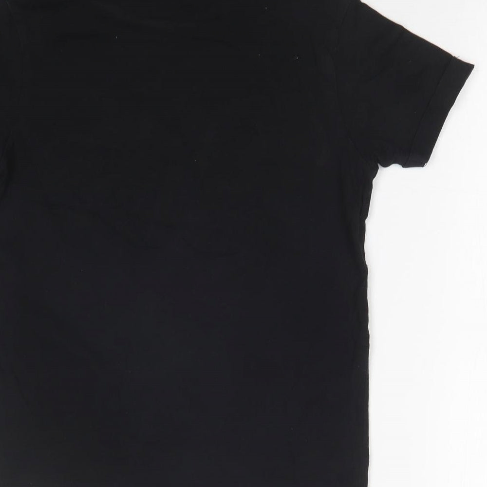 George Boys Black Basic T-Shirt Size 7-8 Years