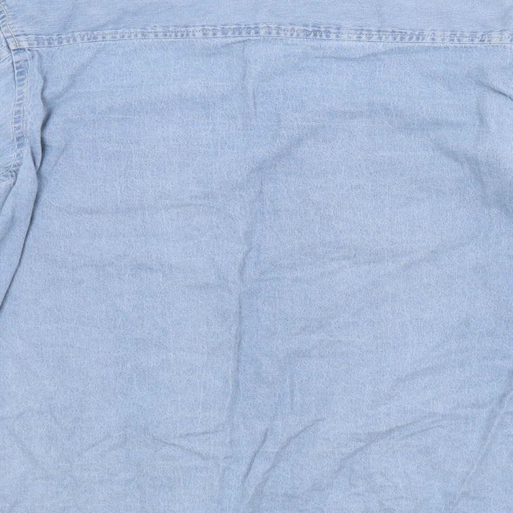 D/STRUCT Mens Blue Button-Up Size M