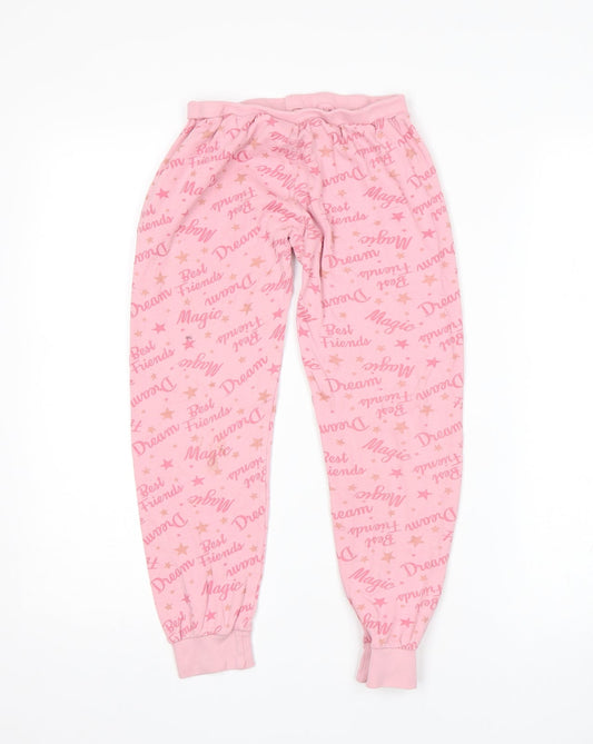 George Girls Pink Pyjama Pants Size 9-10 Years - disney