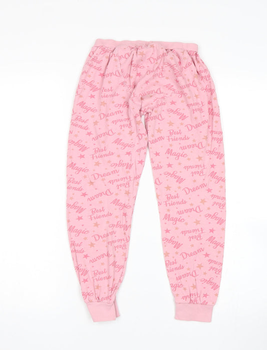 George Girls Pink Pyjama Pants Size 9-10 Years - disney