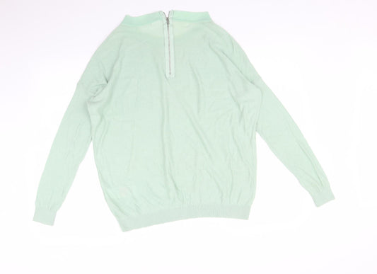 Vera Moda Womens Green Basic T-Shirt Size S
