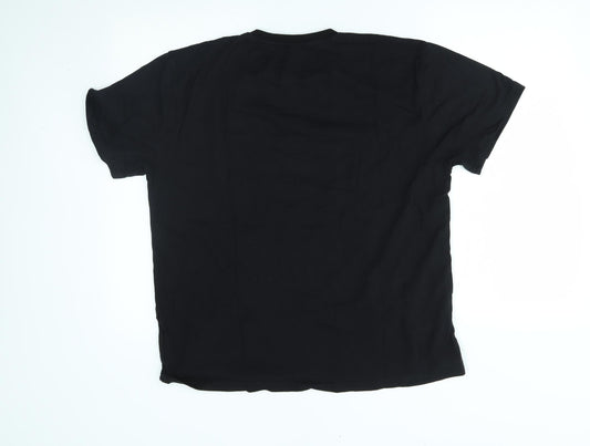 Boohooman Mens Black T-Shirt Size L