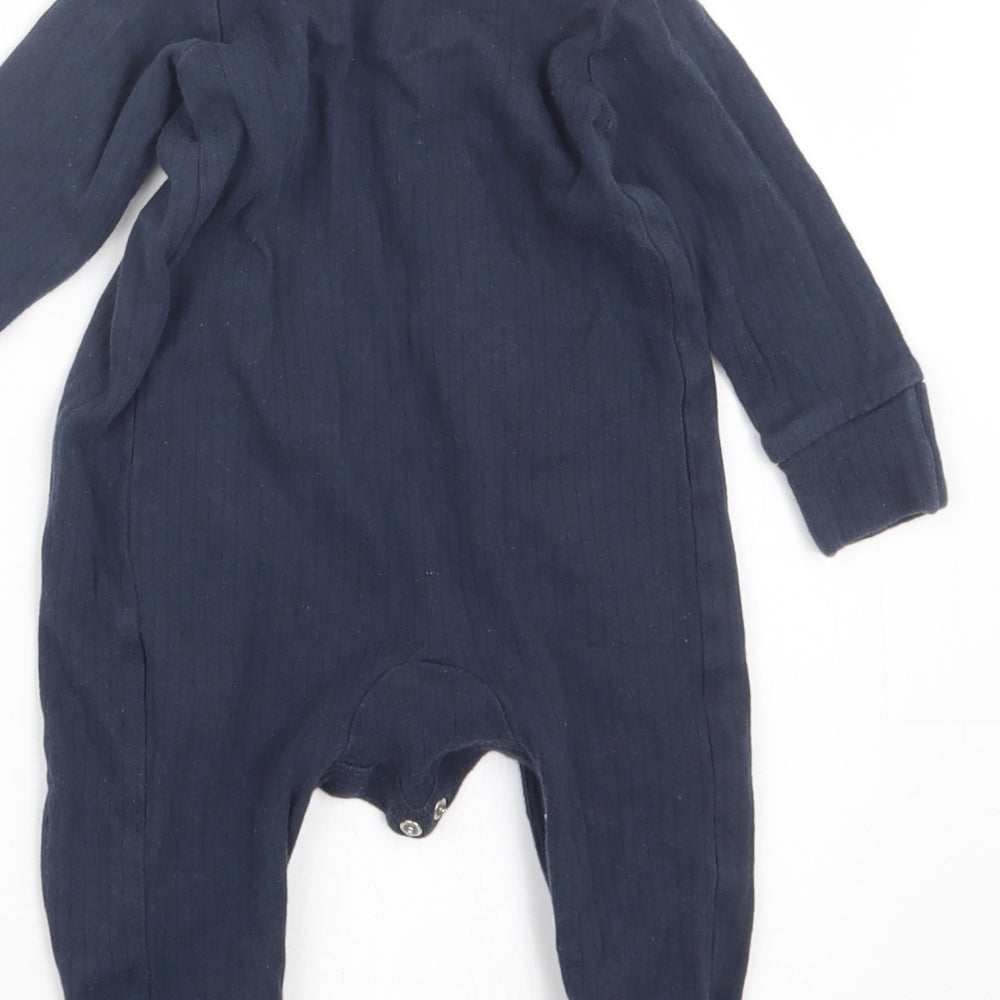 Very Boys Blue Geometric Babydoll One Piece Size 3-6 Months