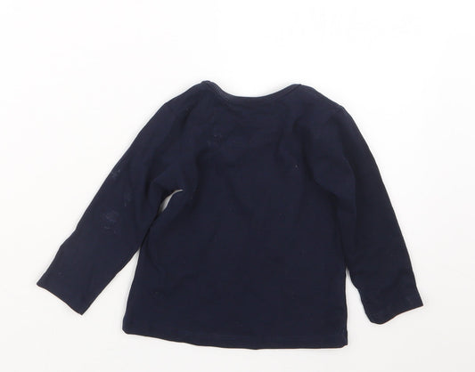 George Boys Blue Basic T-Shirt Size 9-12 Months