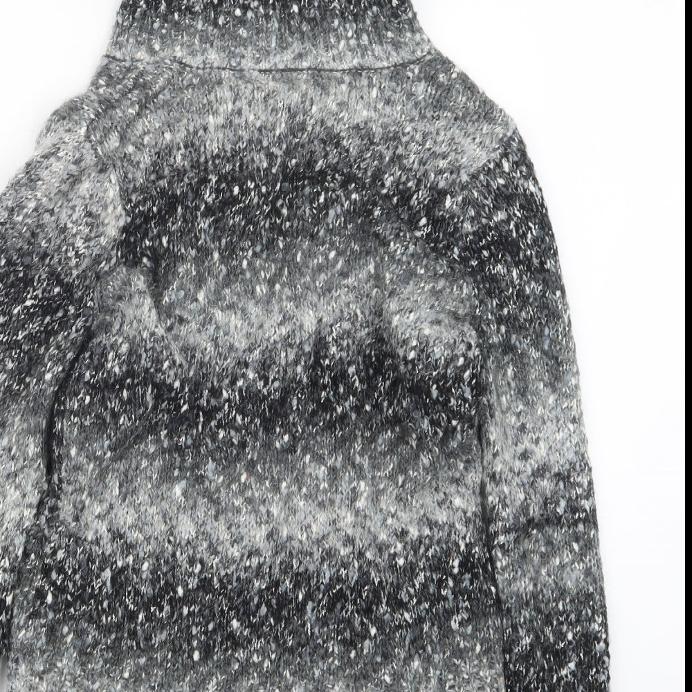 BHS Womens Grey Knit Cardigan Jumper Size 12