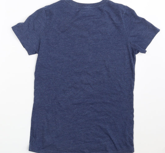 Camp David Boys Blue Basic T-Shirt Size L