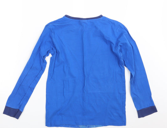 Star Wars Boys Blue Solid Pyjama Top Size 11-12 Years - Star Wars