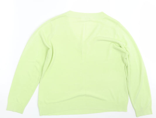 BHS Womens Green Pullover Sweatshirt Size 20