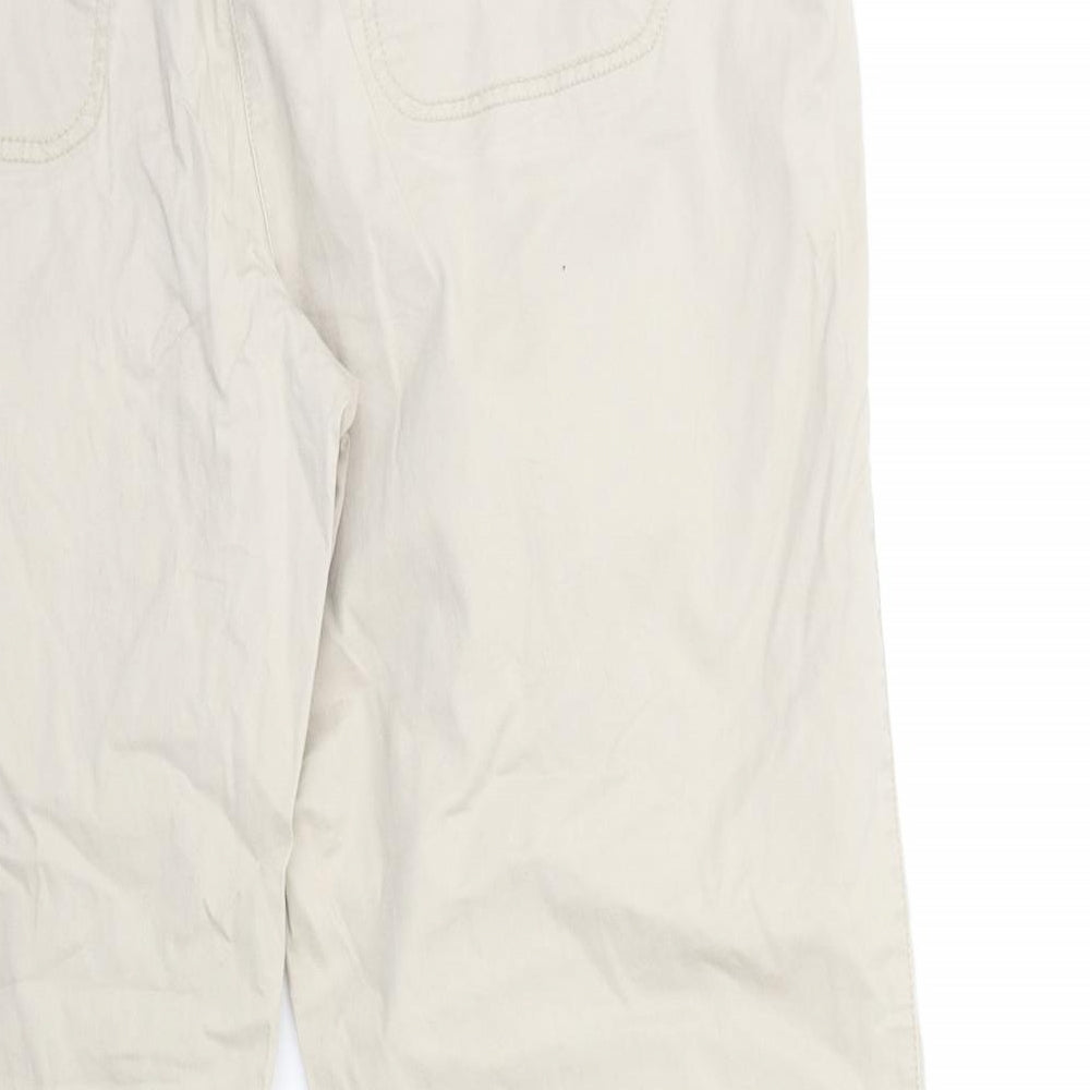 Preworn Womens Beige Chino Trousers Size 36 in L30 in