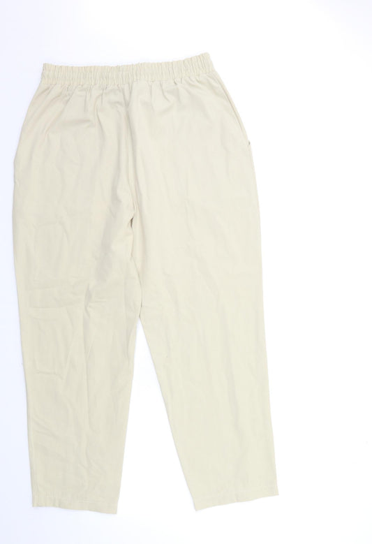 CASA DELLA Womens Beige Trousers Size M L26 in