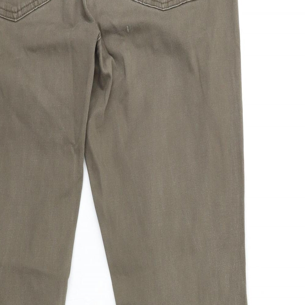 George Womens Brown Trousers Size 32 in L30 in
