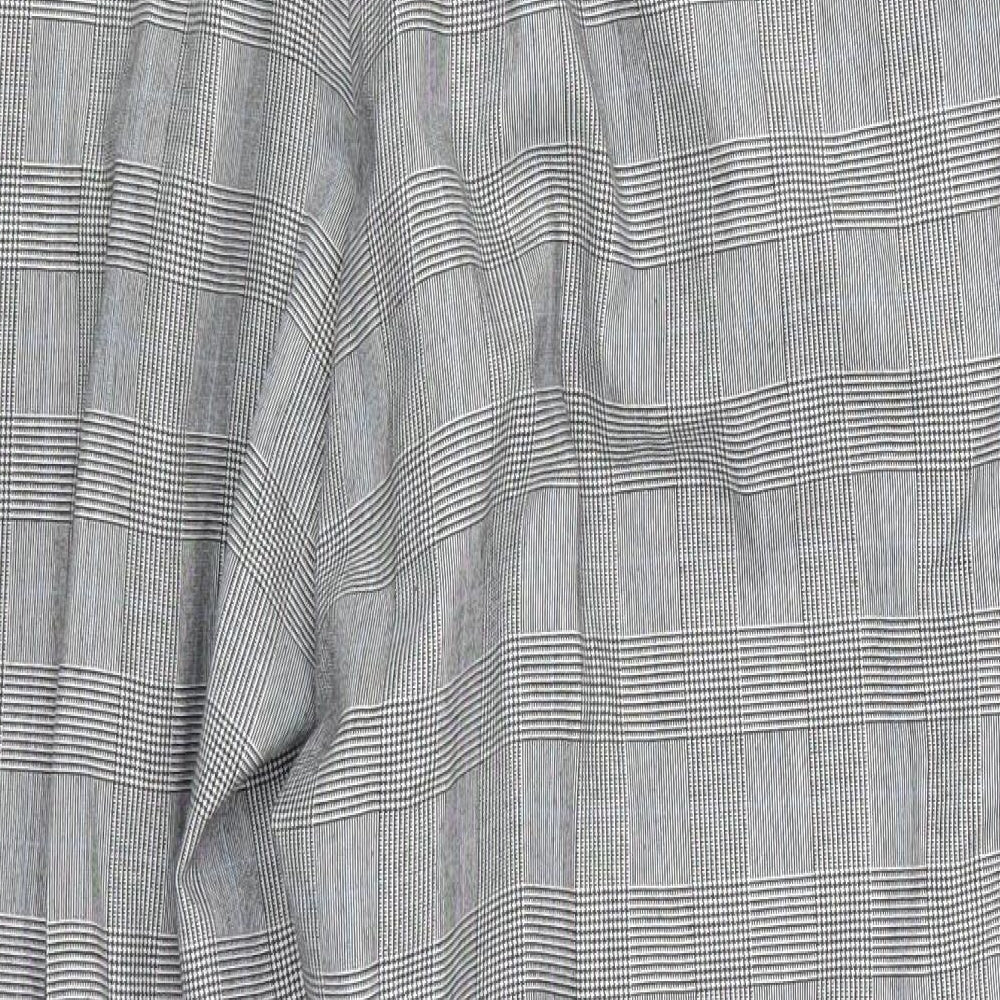 JRB Mens Grey Check Trousers Size 37 L28 in