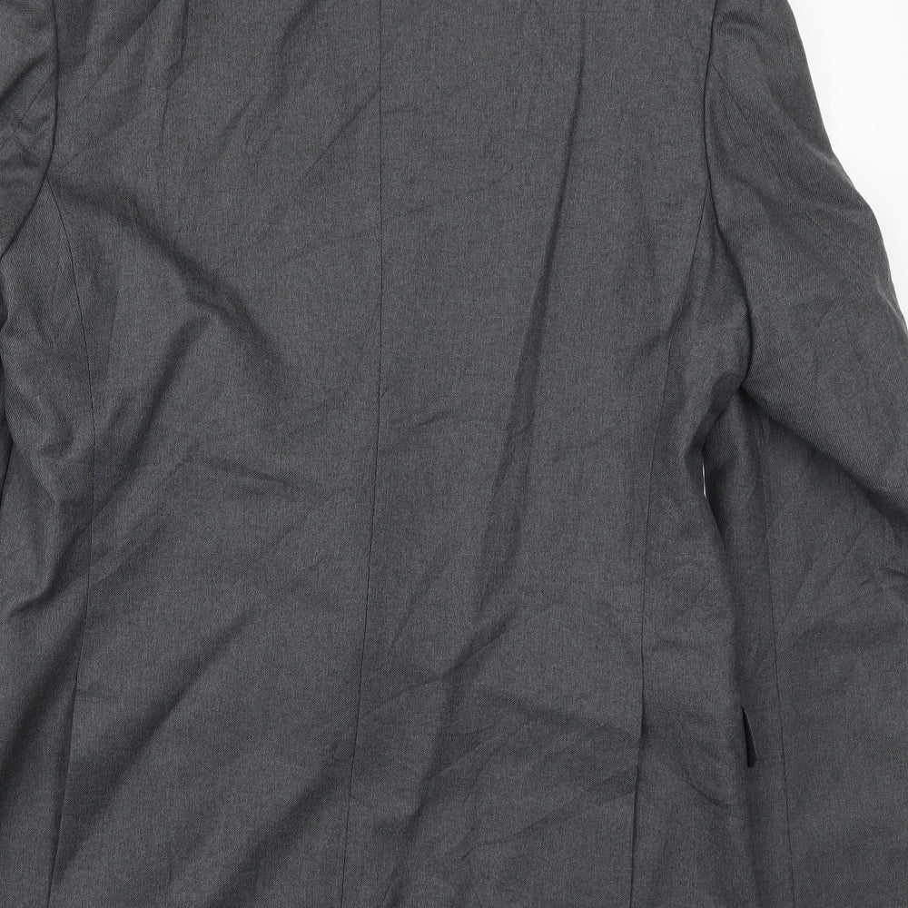 The Label Mens Grey Jacket Suit Jacket Size 42