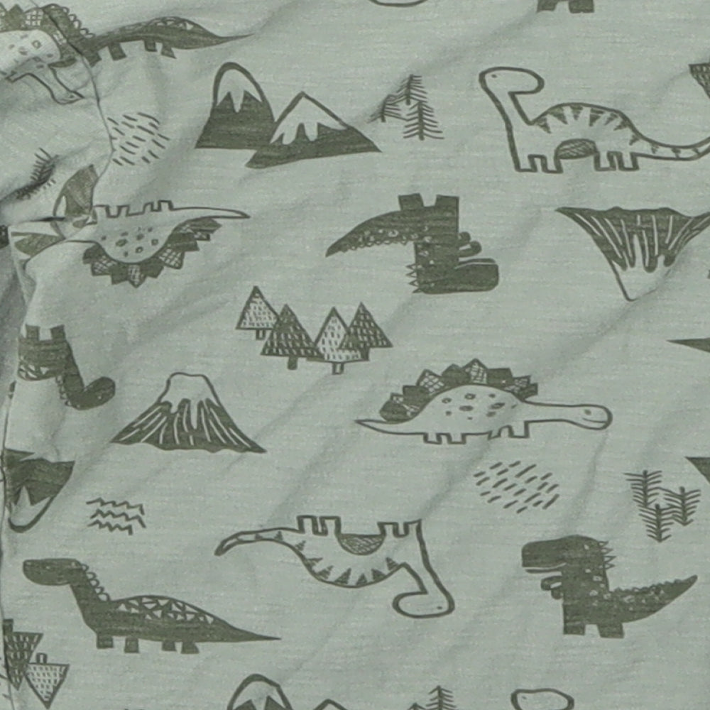 Matalan Boys Green Basic T-Shirt Size 9-12 Months - Dinosaurs
