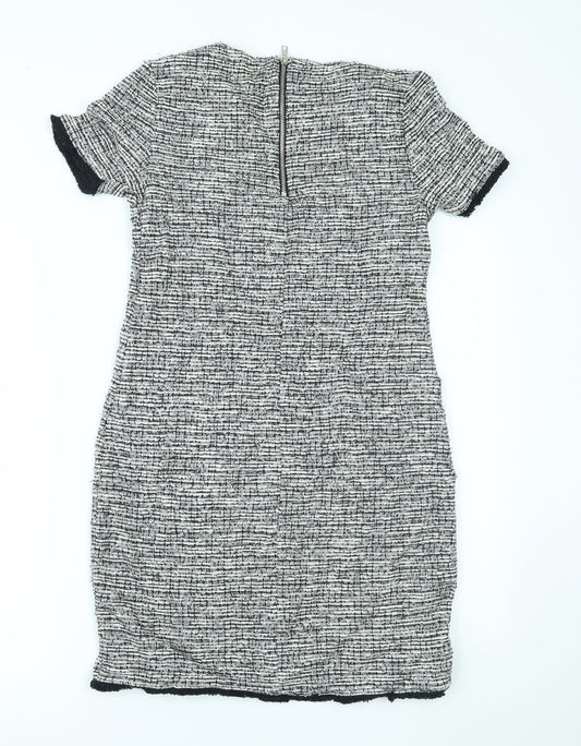 New Look Womens Grey A-Line Size 8