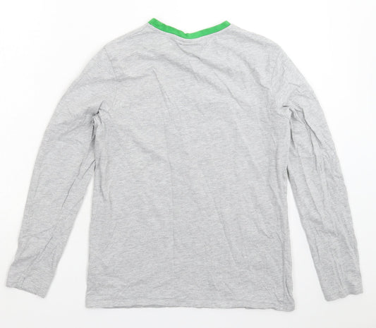Primark Boys Grey Basic T-Shirt Size 14-15 Years - Minecraft