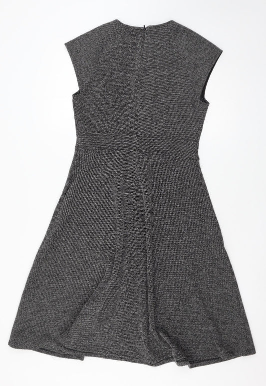 H&M Womens Grey Skater Dress Size M