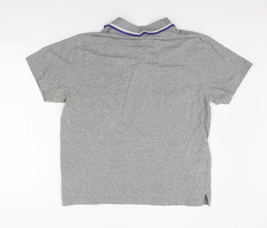 Avenue Mens Grey Polo Size L