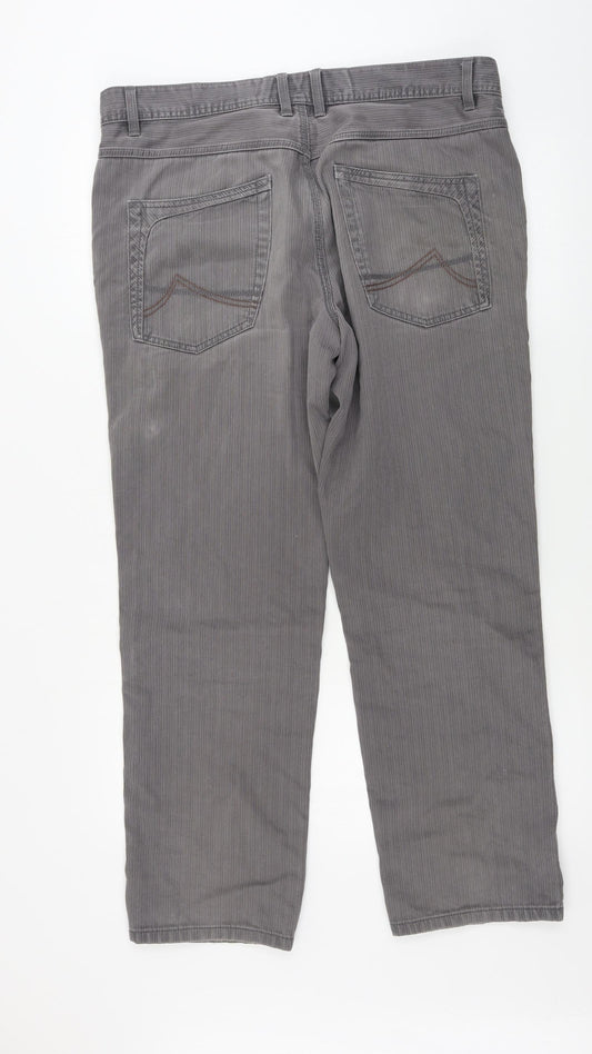 Mataray Mens Grey Straight Jeans Size 36 in L28 in