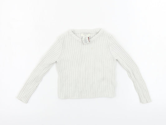 Aspen Boys White Pullover Jumper Size 2 Years
