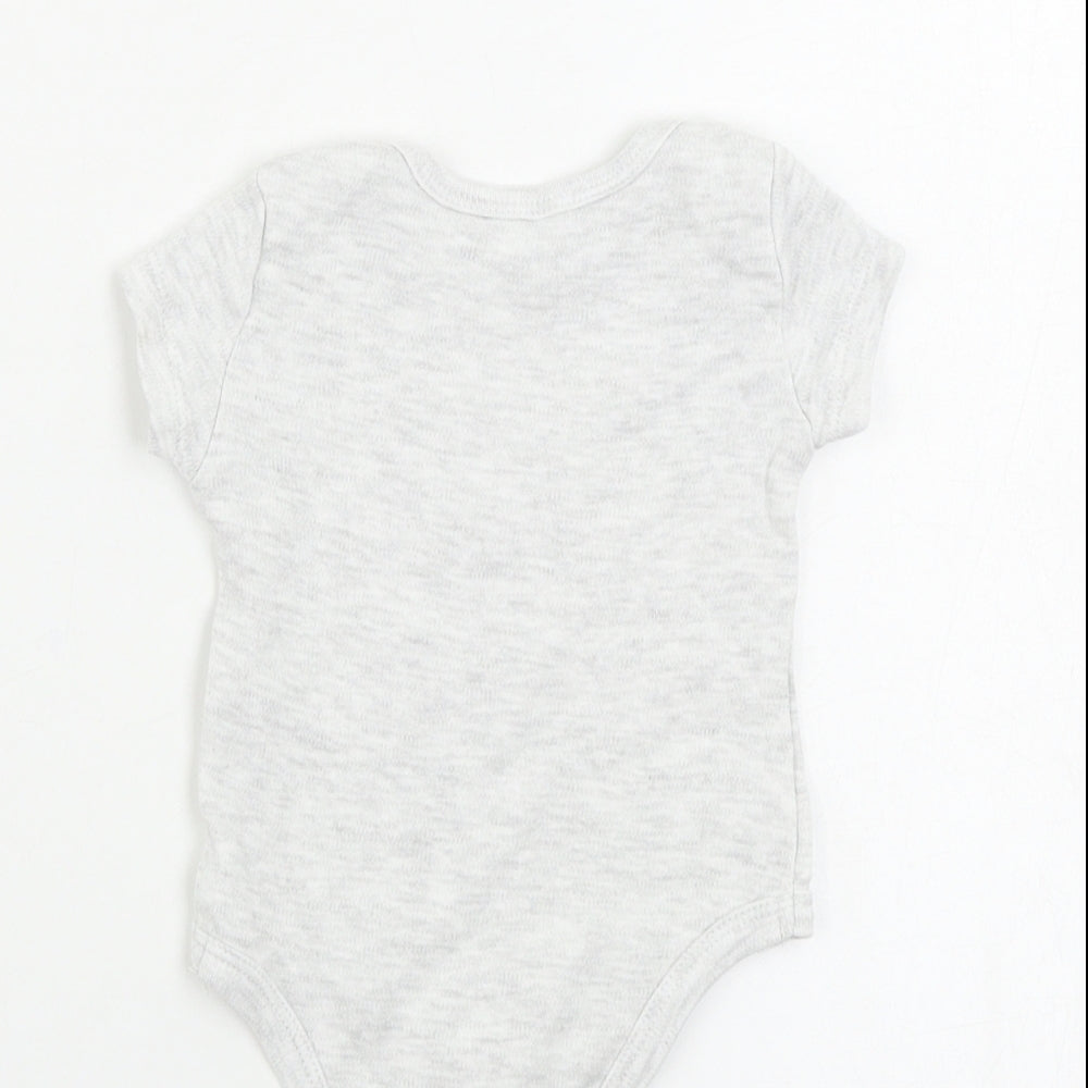 pep&co Girls Grey Babygrow One-Piece Size 0-3 Months