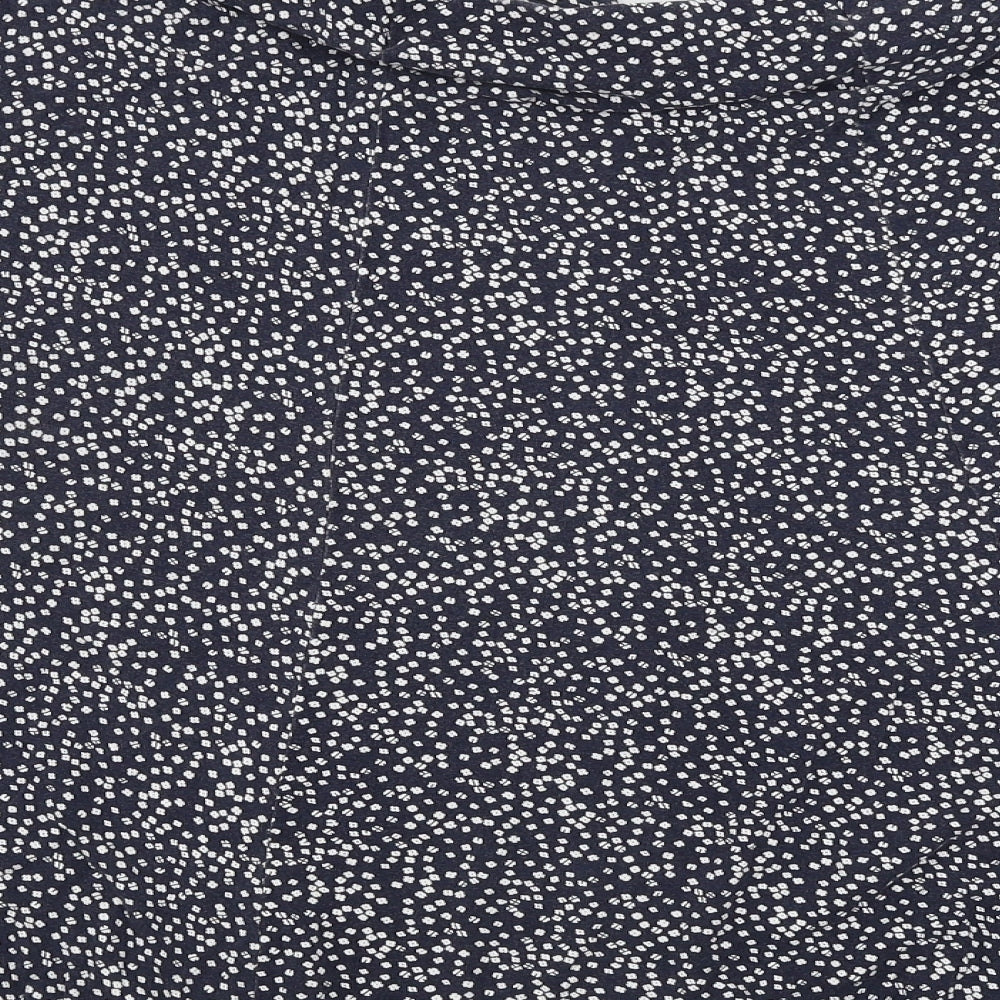 BHS Womens Blue Floral A-Line Skirt Size 18