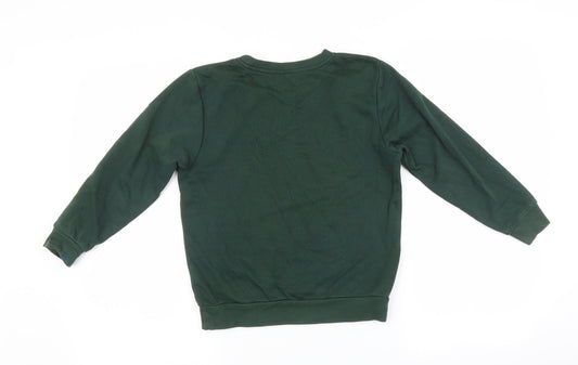 George Boys Green Pullover Sweatshirt Size 7-8 Years