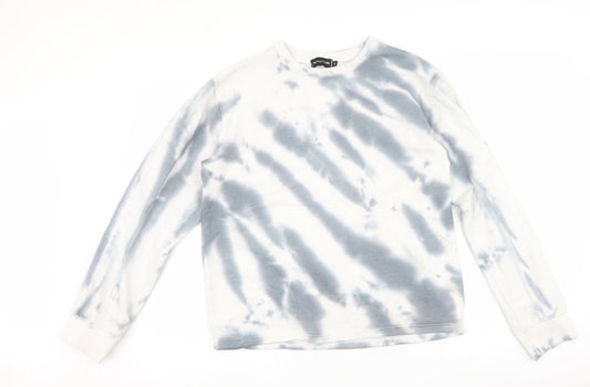 PRETTYLITTLETHING Womens Grey Pullover Sweatshirt Size S