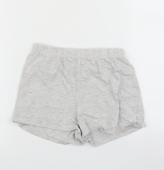 George Girls Grey Solid Top Pyjama Pants Size 7-8 Years