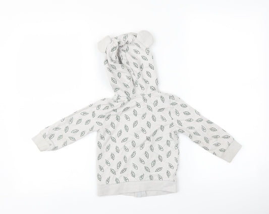 Disney Baby Baby Grey Full Zip Jumper Size 12-18 Months