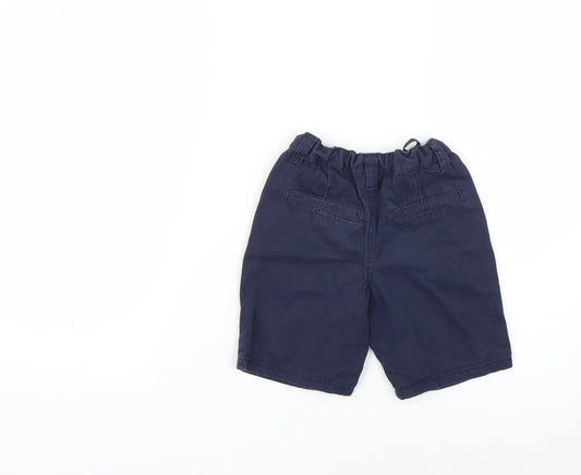 Denim & Co. Boys Blue Chino Shorts Size 3-4 Years