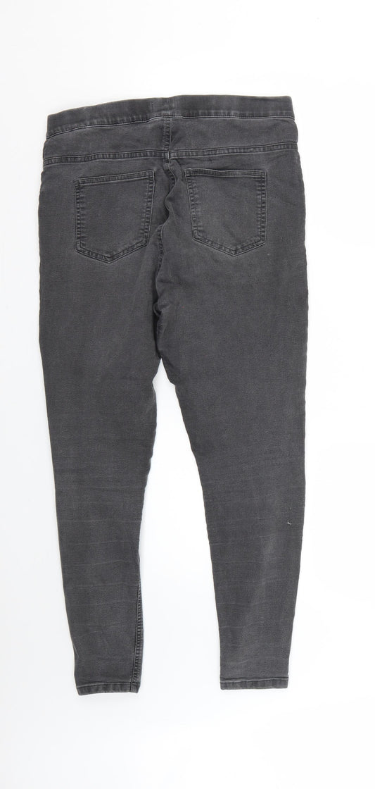 Marks and Spencer Womens Grey Jegging Jeans Size 12 L25 in