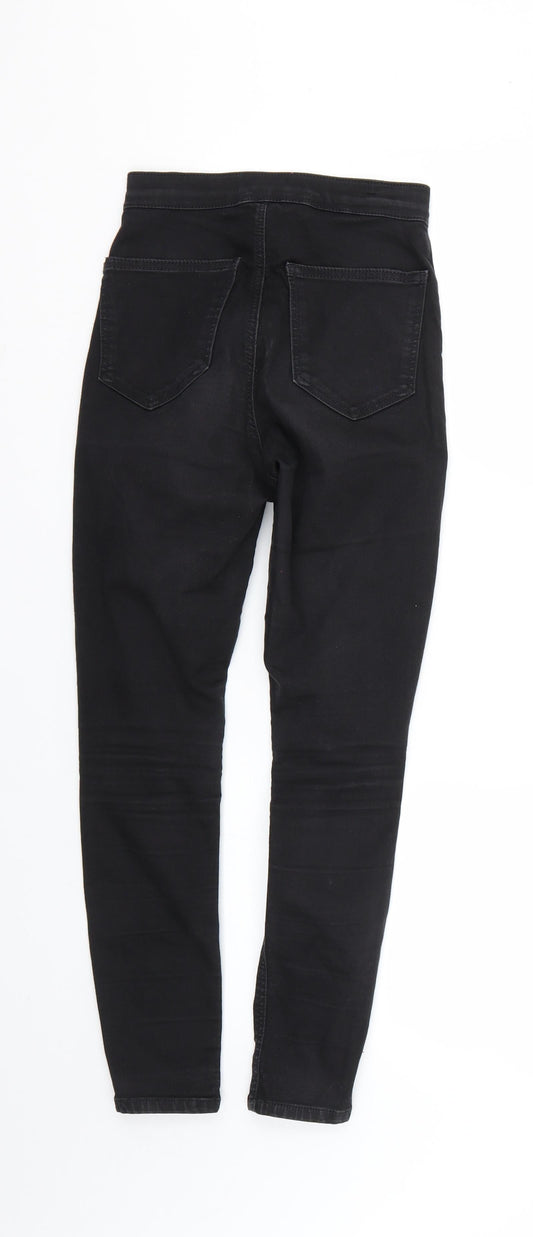 Topshop Mens Black Skinny Jeans Size 25 in L24 in