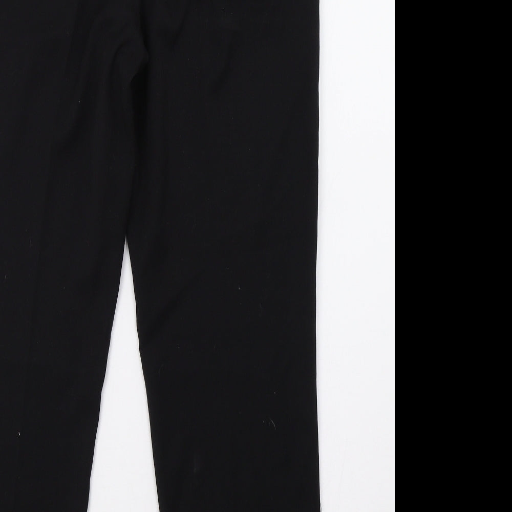 Sainsburys Womens Black Trousers Size 10 L30 in