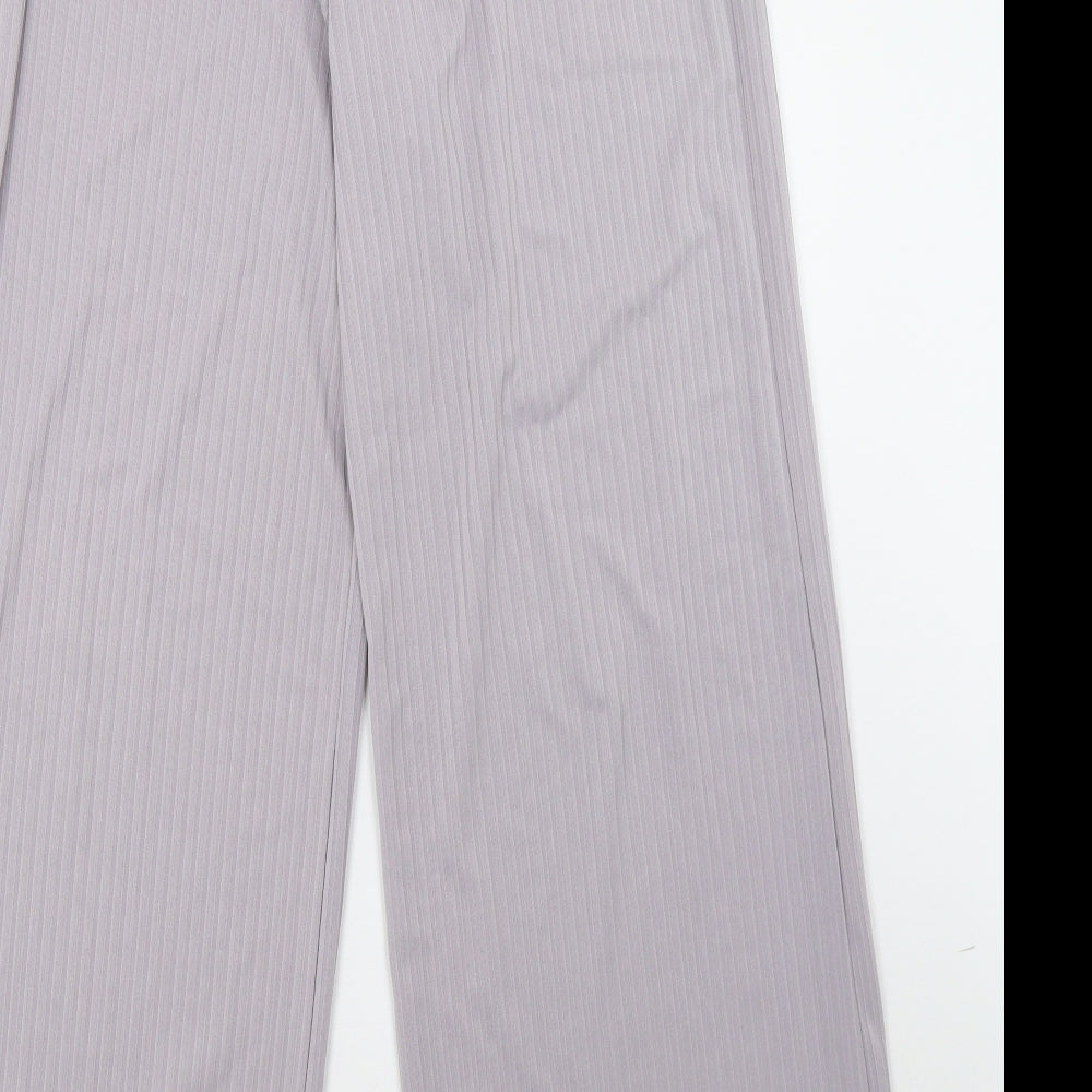 Preworn Womens Purple Windbreaker Trousers Size 8 L32 in