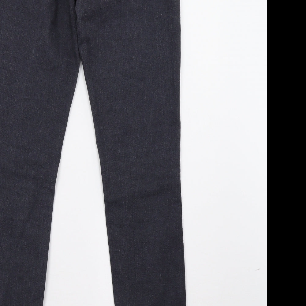FOREVER 21 Womens Grey Denim Straight Jeans Size 8 L28 in
