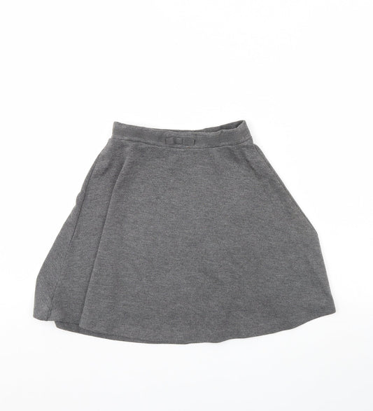 Back To School Girls Grey Flare Skirt Size 7 Years